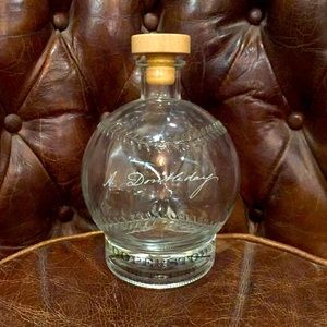Cooperstown Distillery baseball bottle/decanter